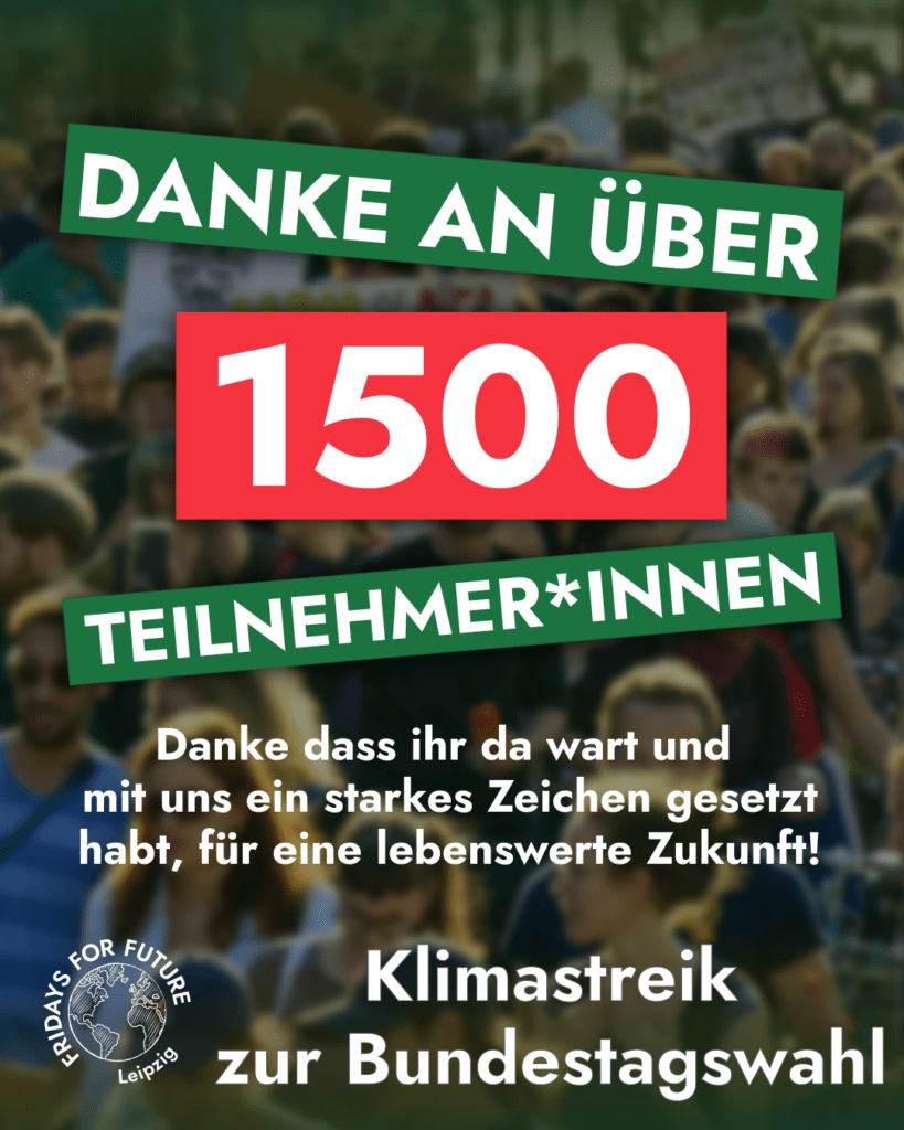 danke an über 1500 Teilnehmer*innen